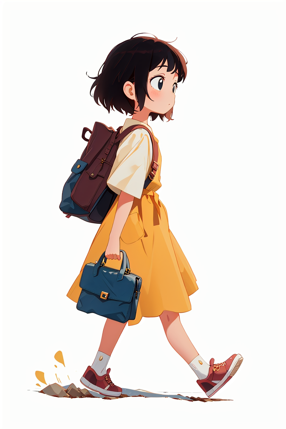 00050-3999971194-masterpiece,best quality,1girl,white simple background,trip,bag,from side,walk.png